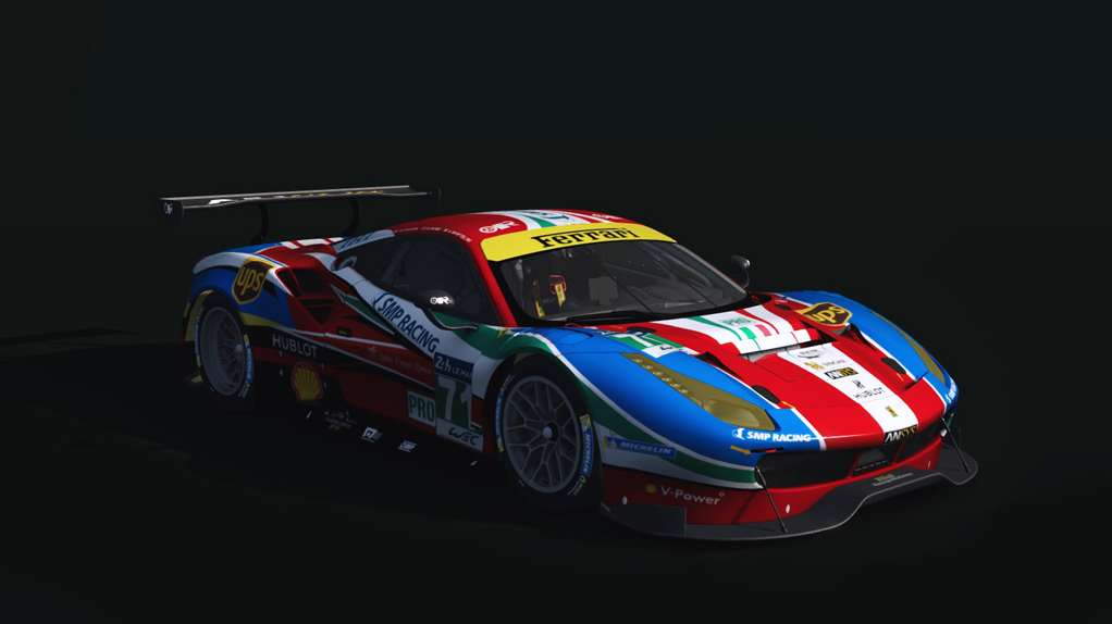 acrl_Ferrari 488 GTE, skin AF_Corse_71_LM2016