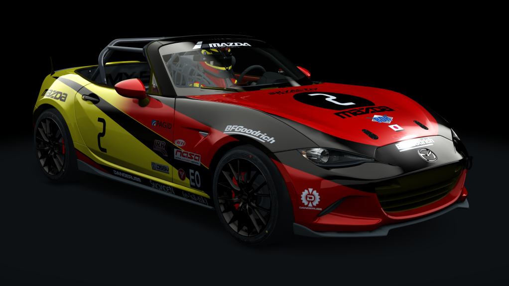ASRL Mazda MX5 Cup, skin dngr_02_shell_colors