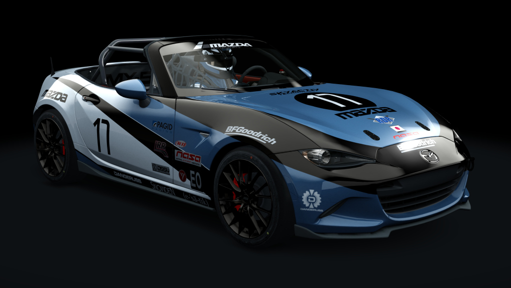 ASRL Mazda MX5 Cup, skin dngr_17_shelby_colors