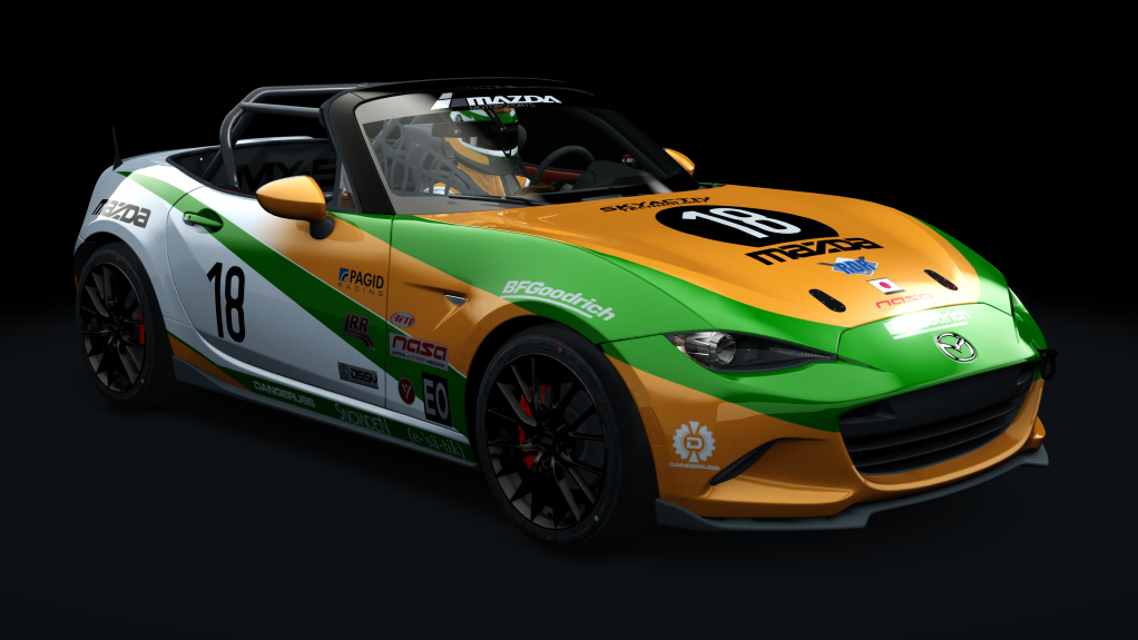 ASRL Mazda MX5 Cup, skin dngr_18_india_colors