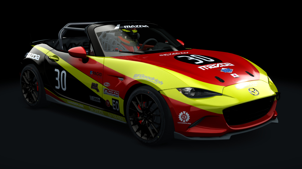ASRL Mazda MX5 Cup, skin dngr_30_race_star_colors