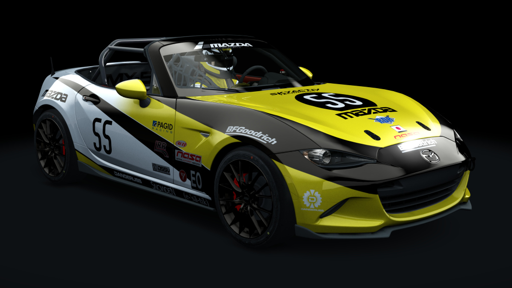 ASRL Mazda MX5 Cup, skin dngr_55_lemon_yellow