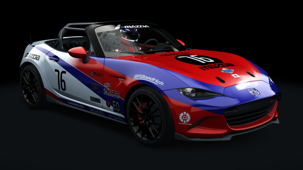 ASRL Mazda MX5 Cup, skin dngr_76_usa_colors