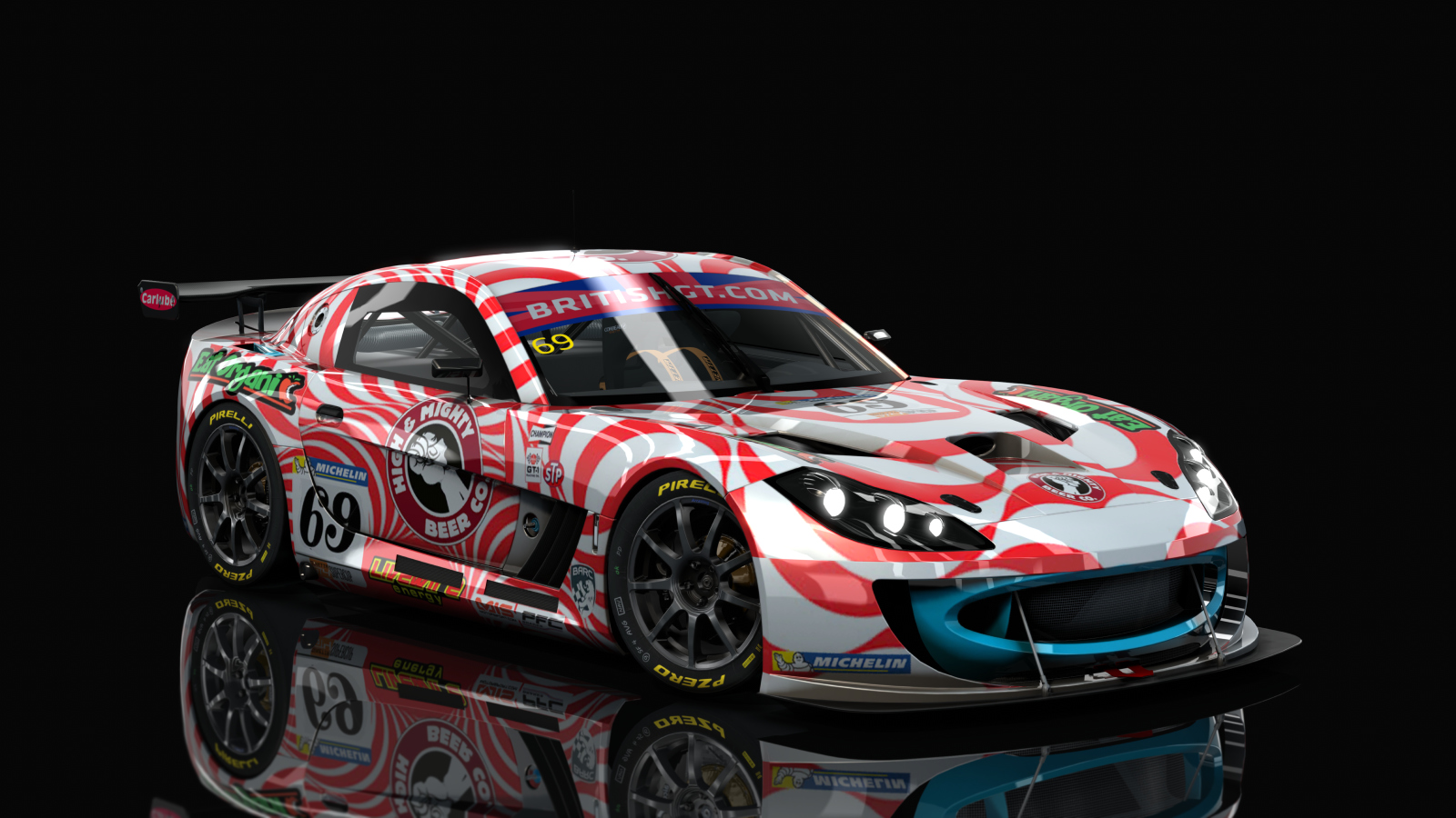 Ginetta G55 GT4 2017 LHD, skin Eat_Organic