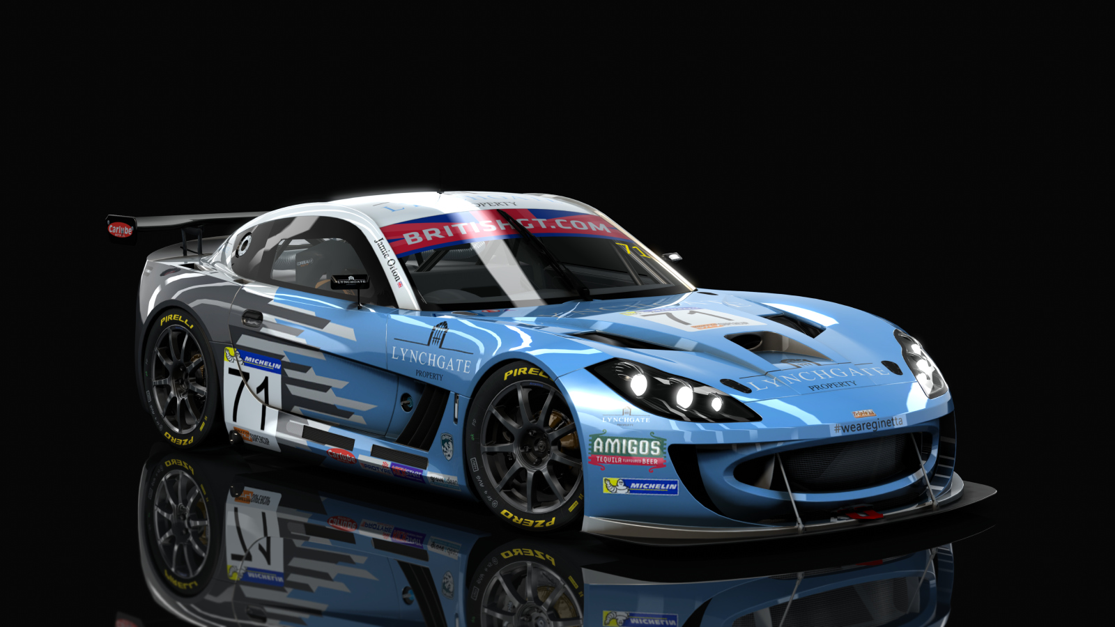 Ginetta G55 GT4 2017 RHD, skin Triple_M