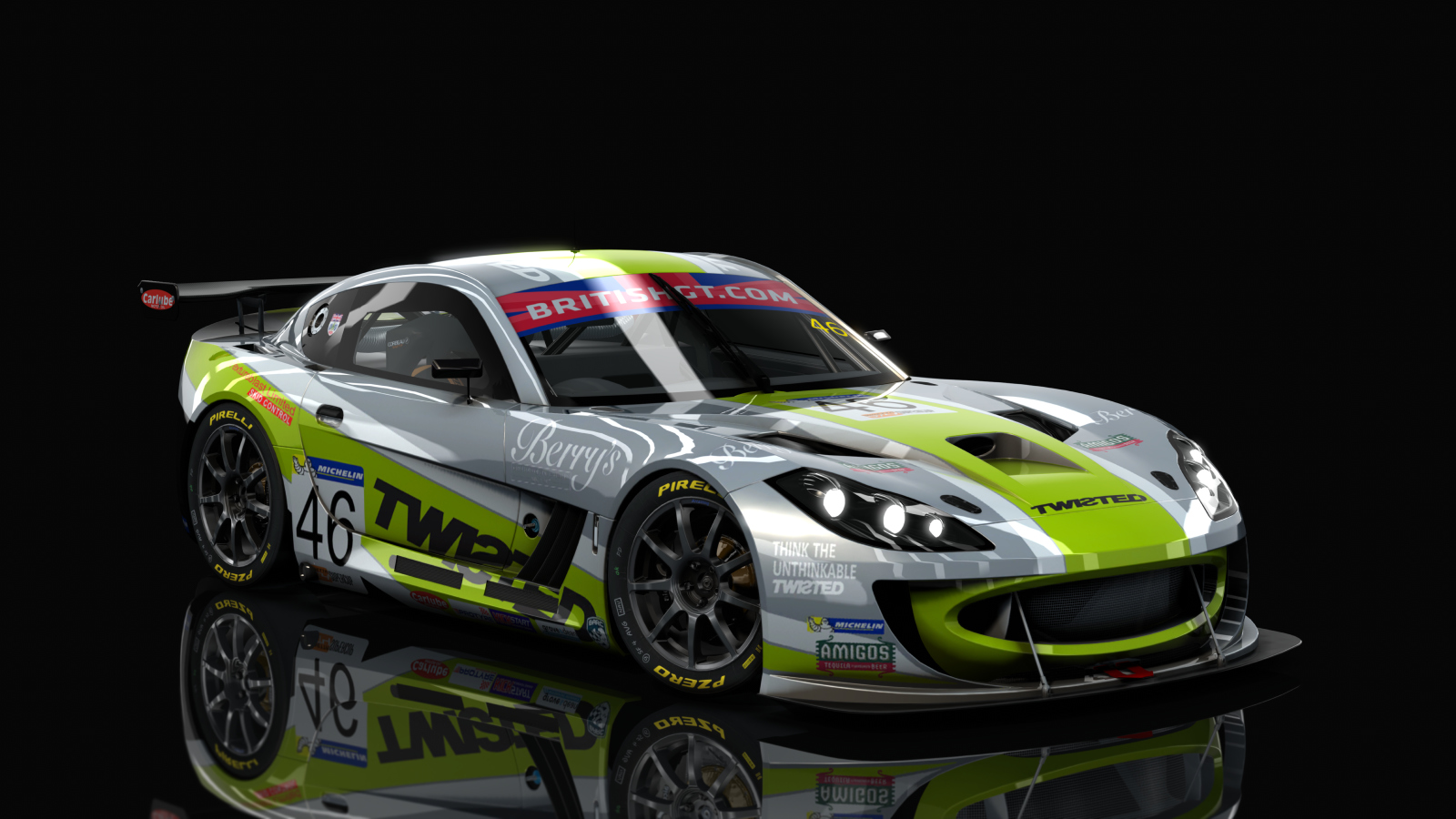 Ginetta G55 GT4 2017 RHD, skin Twisted