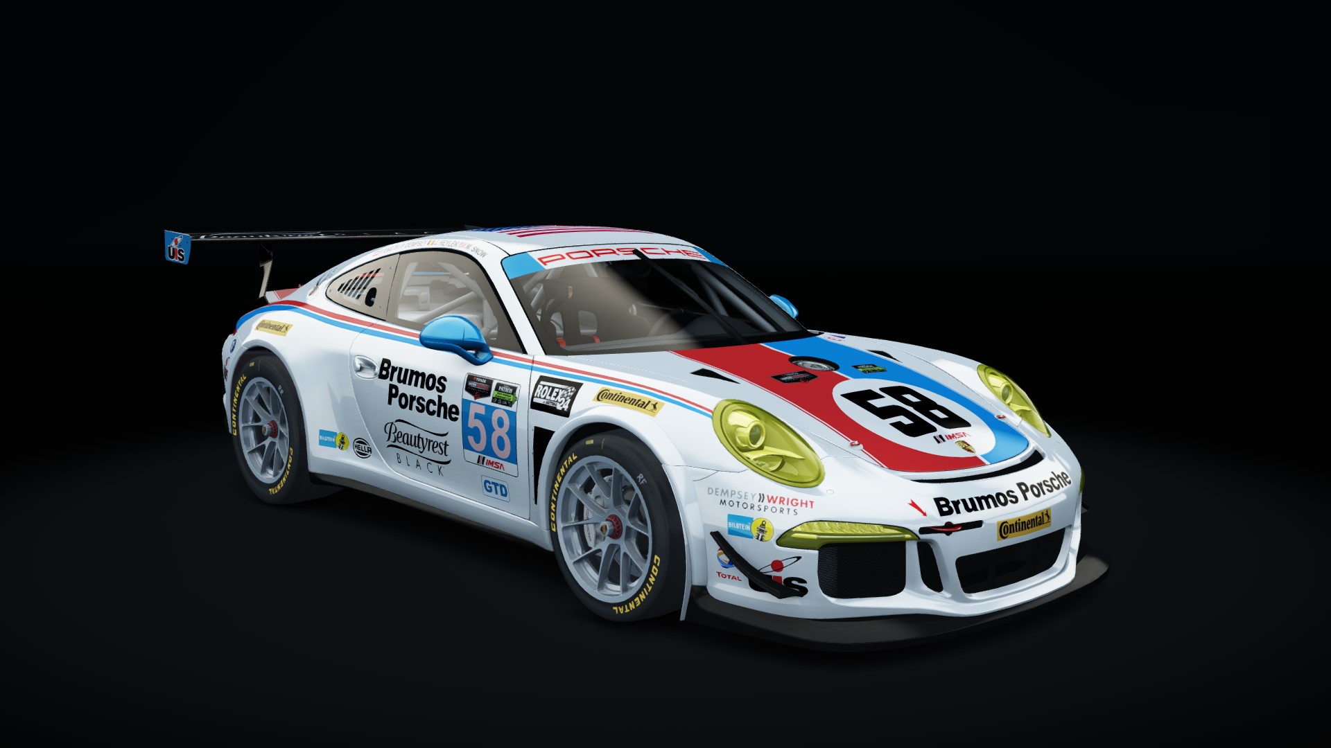 Porsche 911 GT America, skin 58_wright