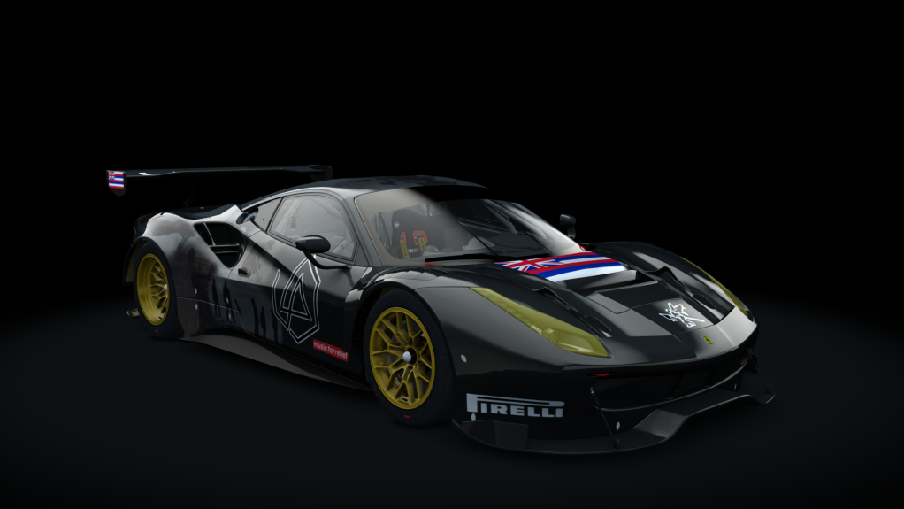 Ferrari 488 GT3, skin ACRL_S19_1_WarriorHand