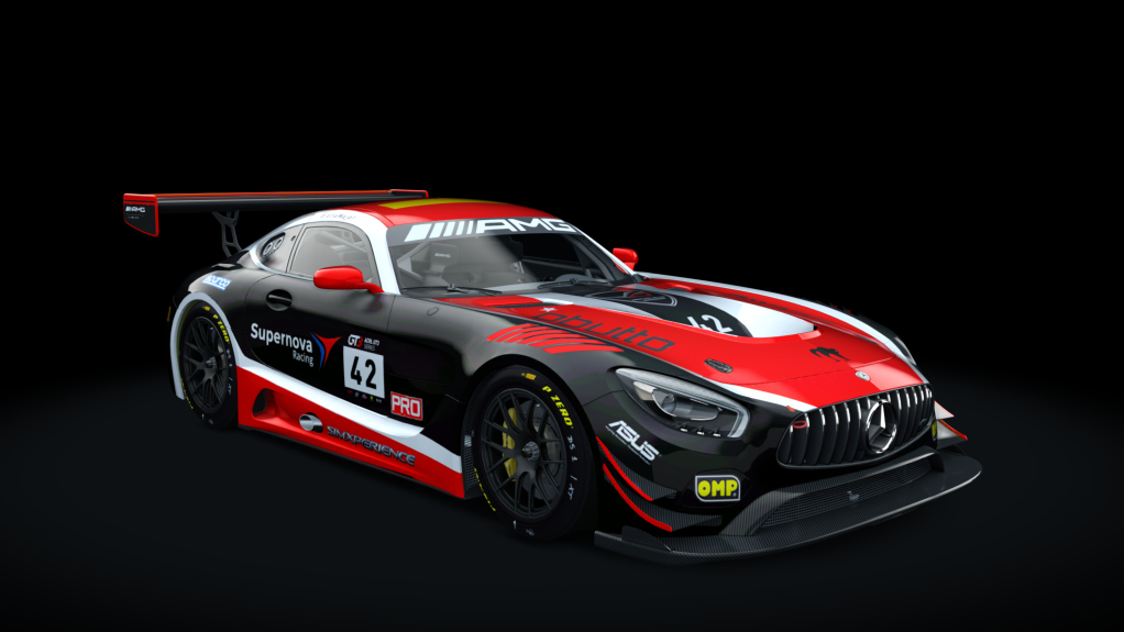 Mercedes-Benz AMG GT3, skin ACRL_S19_1_Supernova_BieneMajor