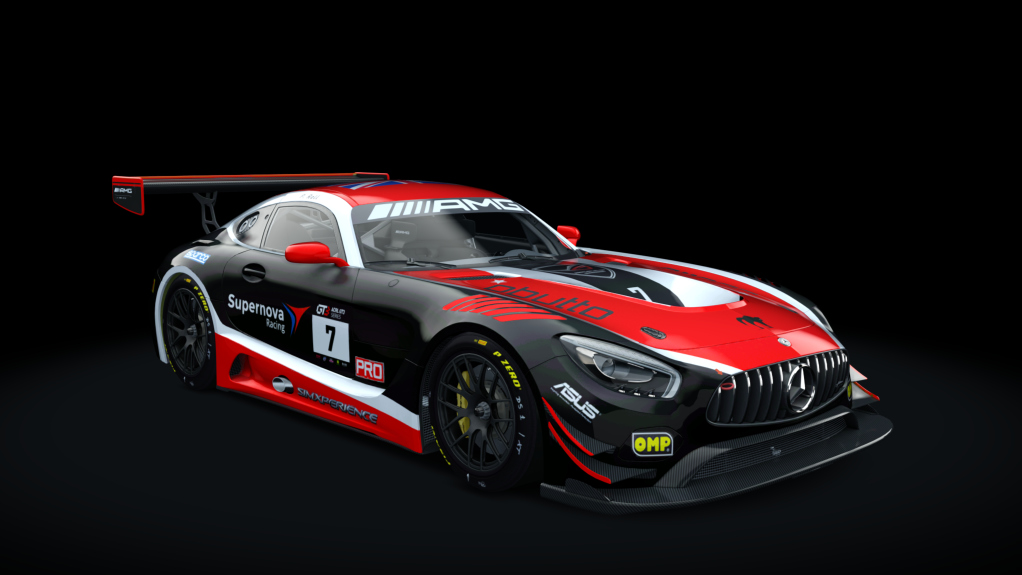 Mercedes-Benz AMG GT3, skin ACRL_S19_1_Supernova_Petrol