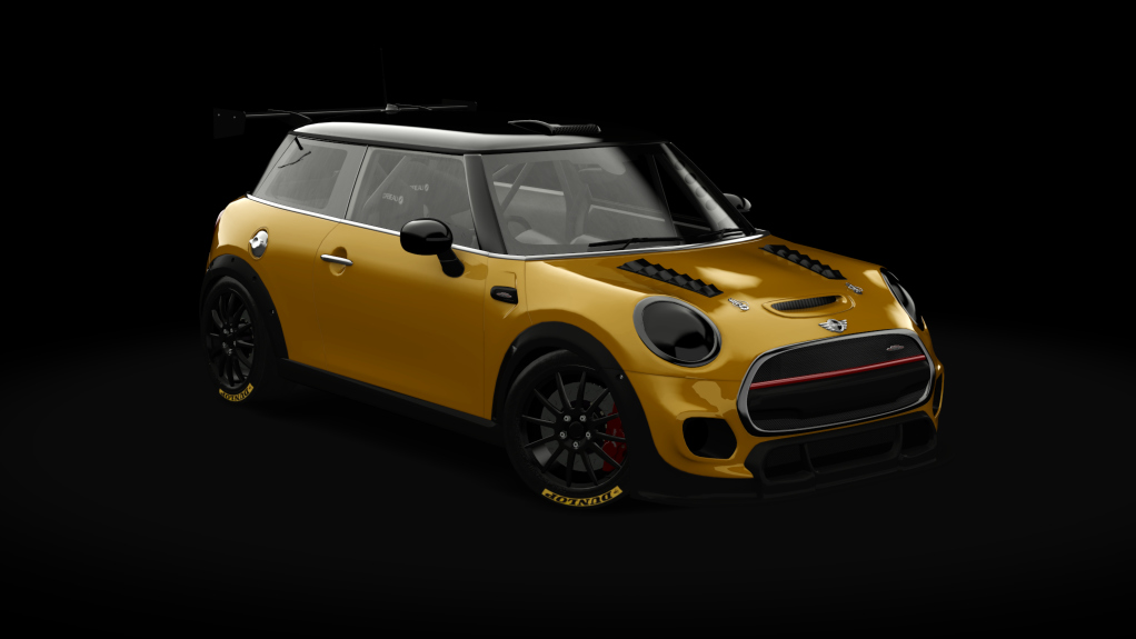 Mini Cooper JCW Challenge (F56), skin plain_yellow