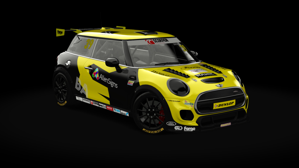 Mini Cooper JCW Challenge (F56), skin uk_39_brown