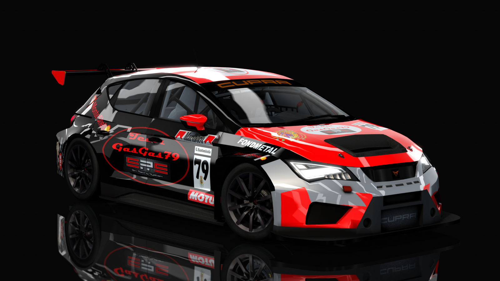 Seat Cupra TCR, skin gaetano_santonicola