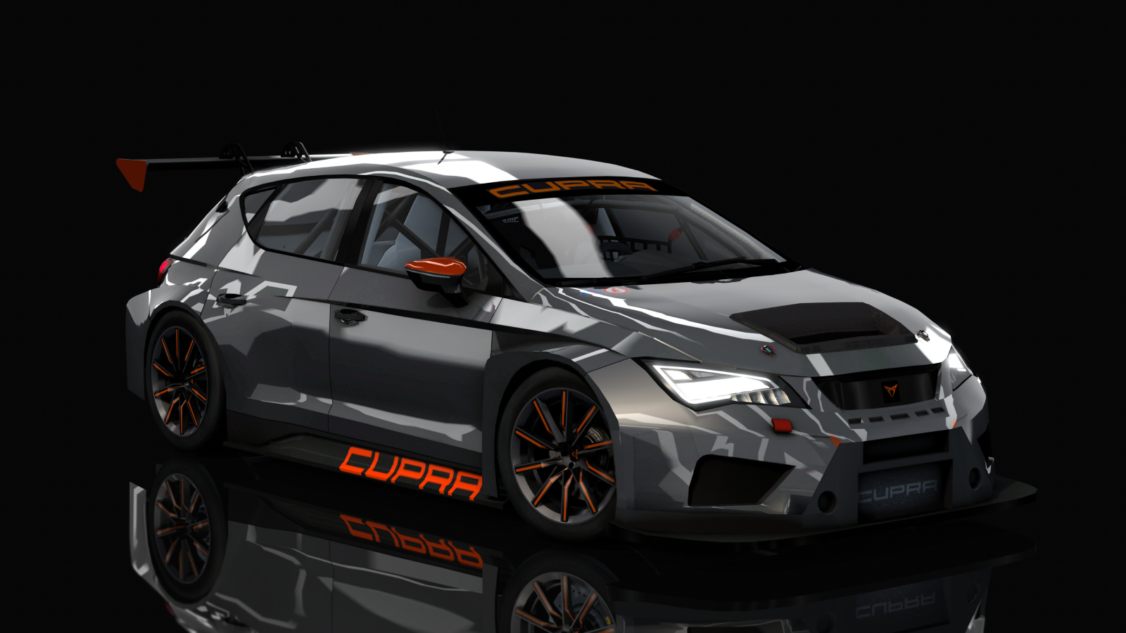 Seat Cupra TCR, skin gun_metal_grey