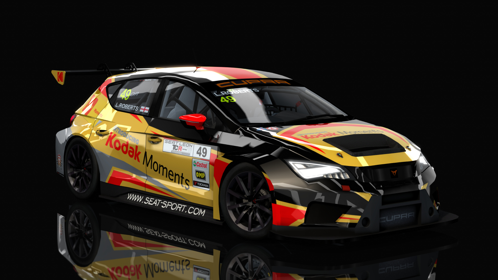 Seat Cupra TCR, skin lea_roberts