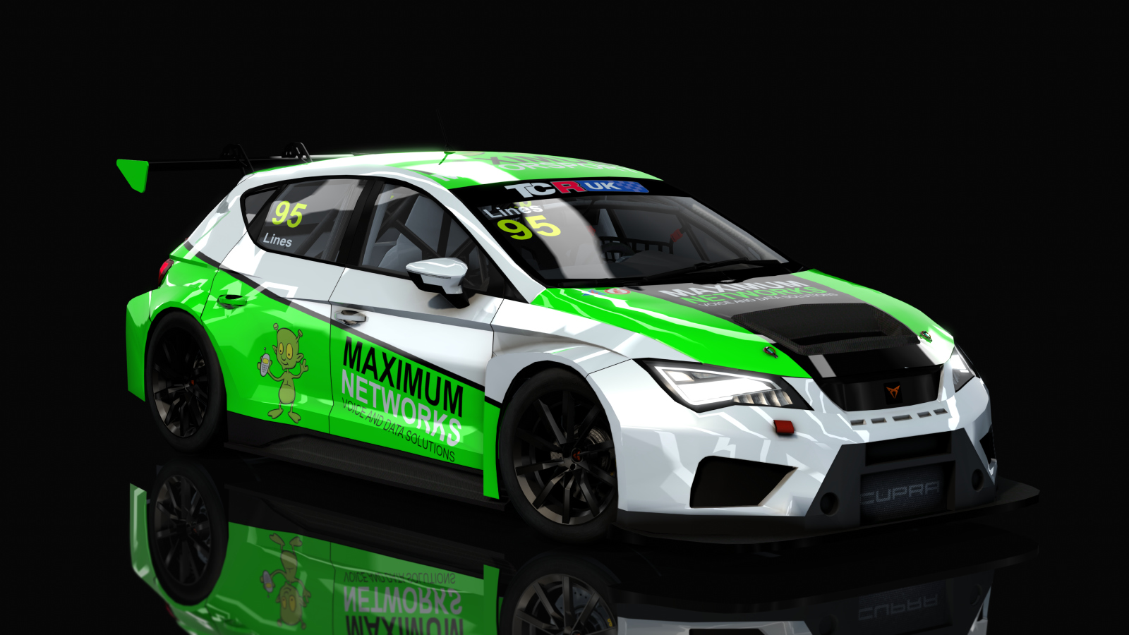 Seat Cupra TCR, skin stewart_lines